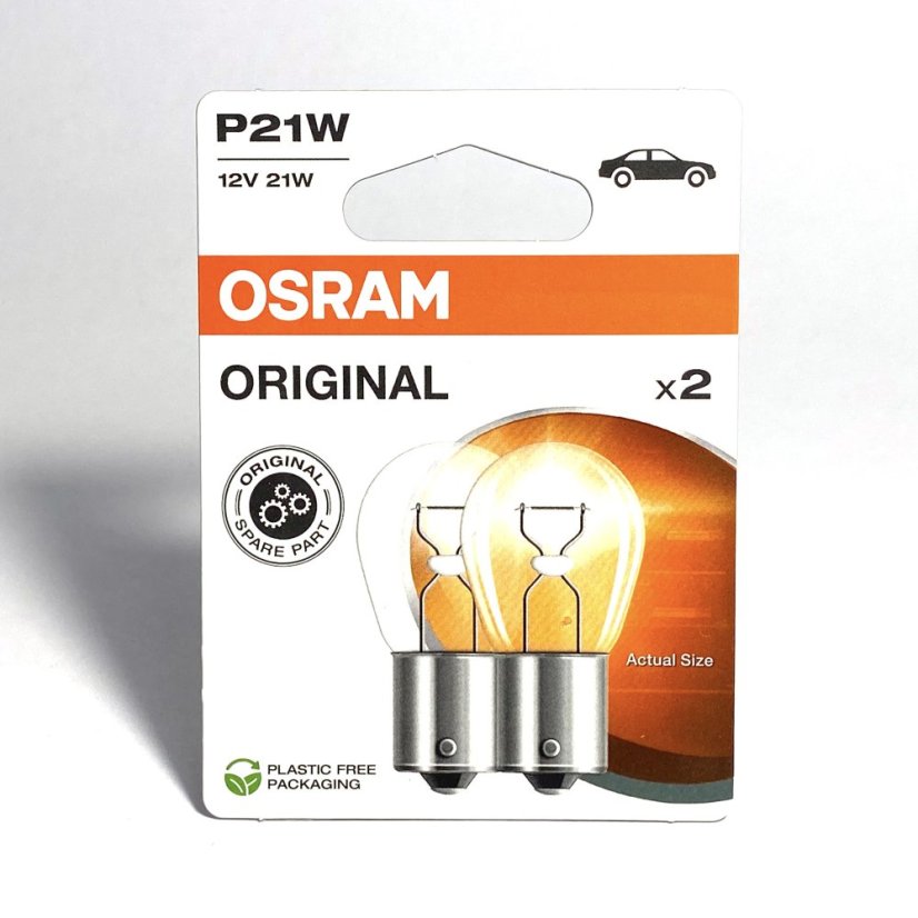 OSRAM Original P21W 12V 21W BA15s 2ks 7506-2BL