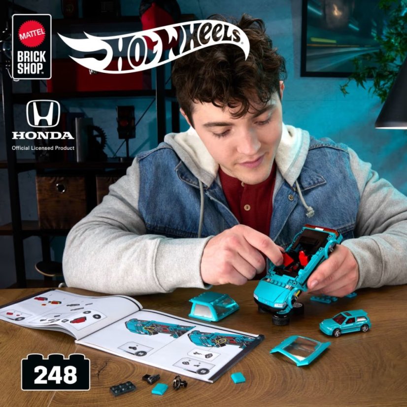 MATTEL Brick Shop Hot Wheels Custom ´90 Honda Civic EF