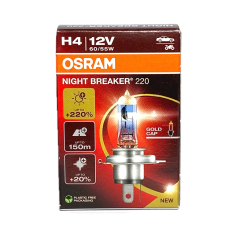 Osram Night Breaker 220 H4 P43t 12V 60/55W  64193NB220