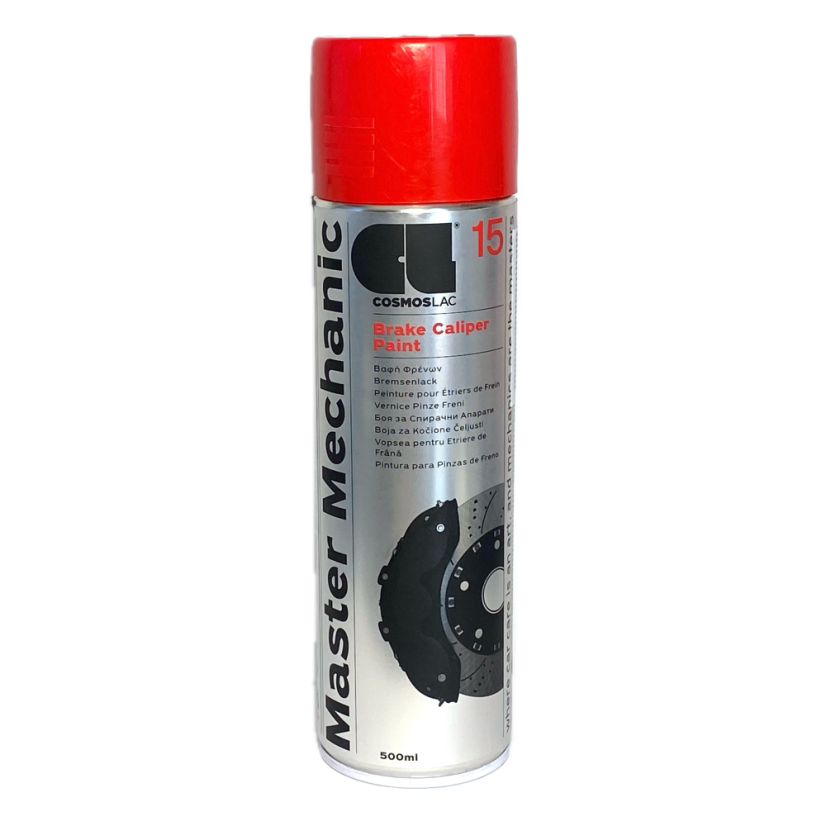 COSMOS LAC Master Mechanic N15 - Barva na brzdové třmeny červená 500 ml