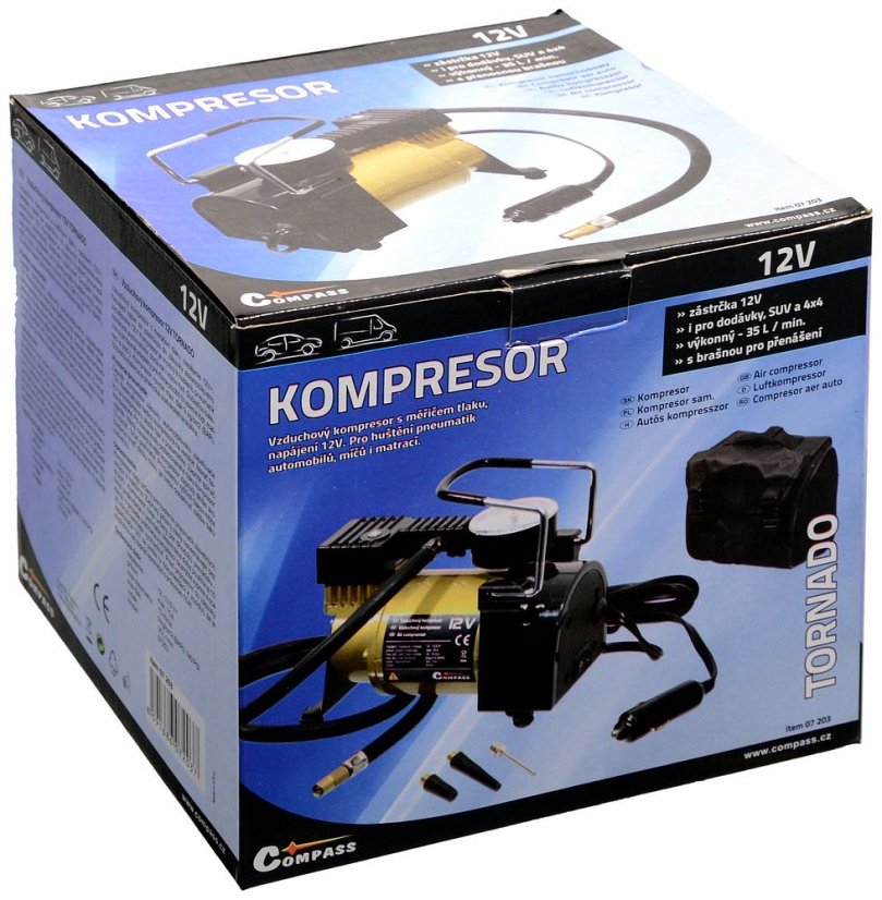 COMPASS 07203 Kompresor Tornado 12V