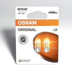 Osram Standard W5W W2.1x9.5d 12V 5W 2ks