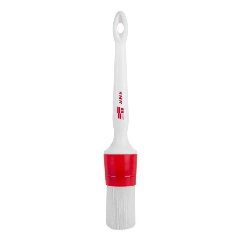 SOFT99 Exterior Brush Red 30 mm - Detailingový štětec