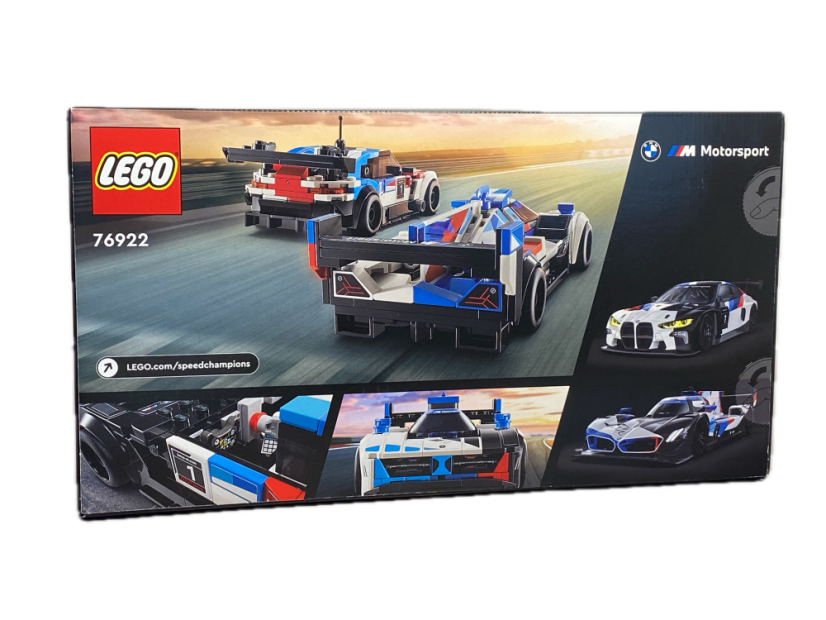 LEGO Speed Champions 76922 Závodní auta BMW M4 GT3 a BMW M Hybrid V8
