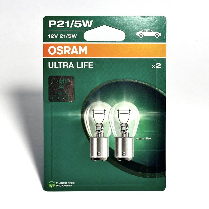 OSRAM Ultra Life P21/5W 12V 21/5W BAY15d 2ks 7528ULT-2BL