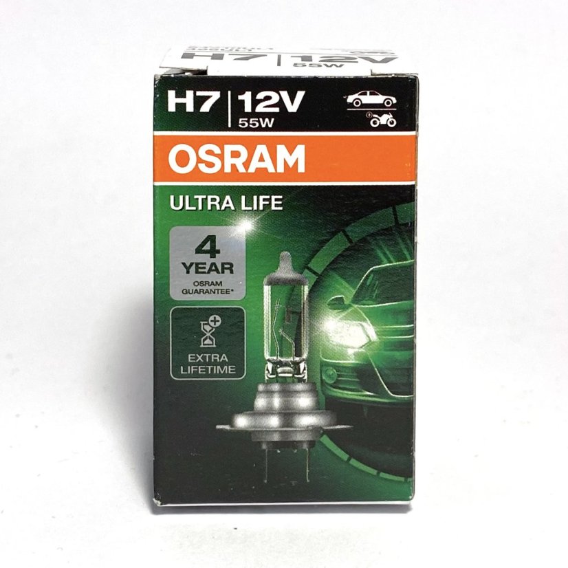 OSRAM Ultra Life H7 PX26d 12V 55W 64210ULT