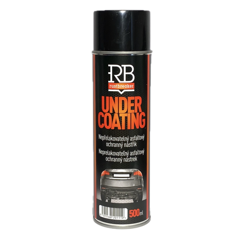 RUSTBREAKER Nepřelakovatelný asfaltový ochranný nástřik 500 ml