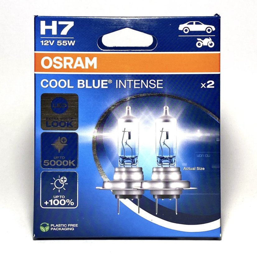 OSRAM Cool Blue Intense H7 PX26d 12V 55W 2 ks 64210CBN-2HB