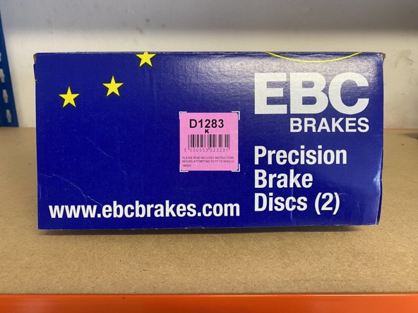 EBC D1283 Standard zadní brzdové kotouče sada 2 ks (Nové, rozbaleno)